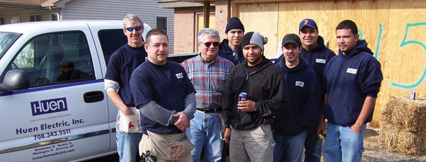 Electricians Welcome Families Home with Habitat for Humanity
